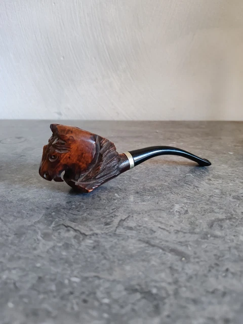 Pipe sculptée tête de cheval Dr. Geo St Claude