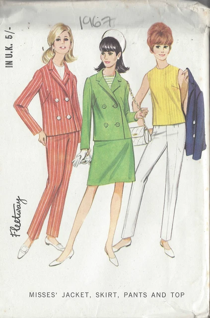 Patron De Couture Simplicity 1884 - Robe, Pantalon, Haut Et Veste Pour Femme, Neuf