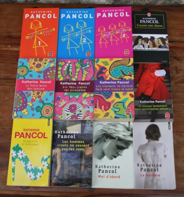 KATHERINE PANCOL - LOT DE 12 LIVRES - POCHE - De 1995 à 2015 -  BON ETAT