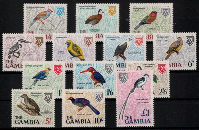 Gambia; Vögel 1966 kpl. **  (20,-)