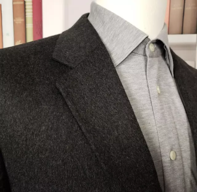 Jos A Bank Cashmere Blazer Mens Size 41R Charcoal Gray Two Button Single Vented