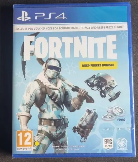 Fortnite Deep Freeze PS4 DLC RARE - NEW SEALED / UNUSED DLC