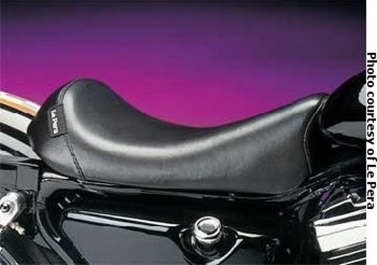 Black Le Pera Bare Bones Solo Seat Saddle For 04-20 Harley Sportster 27099