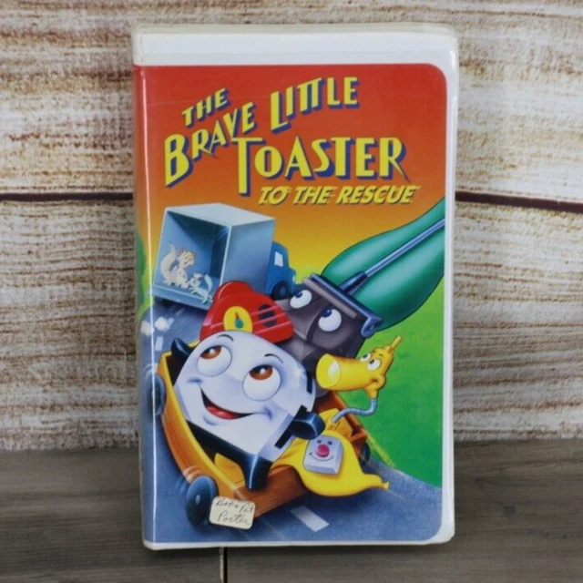 VINTAGE THE BRAVE Little Toaster To the Rescue Clamshell VHS Tape Movie