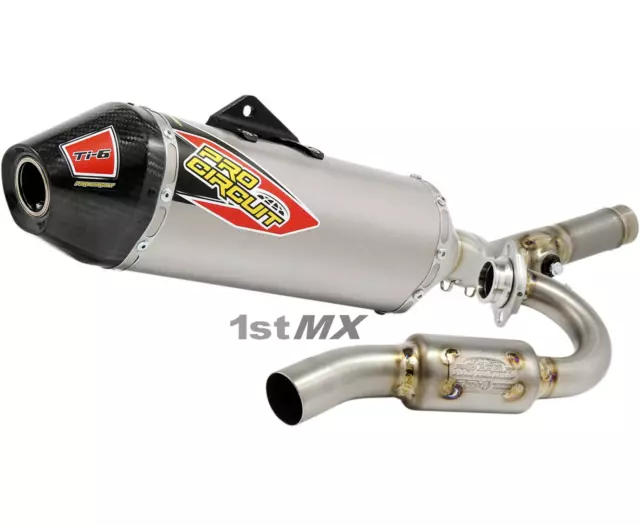 Pro Circuit Ti 6 Carbon Motocross Exhaust System Husqvarna FC 250 2017-2018