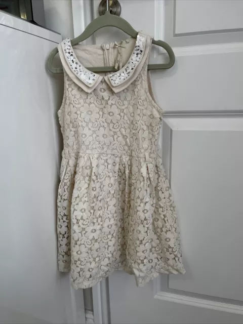 NEXT  ~ Girls Sleeveless Party Dress ~ Age 8 Years Lace Sequins