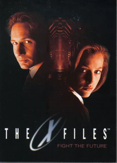 X FILES MOVIE FIGHT THE FUTURE PROMOTIONAL CARD P1 (UK variant)