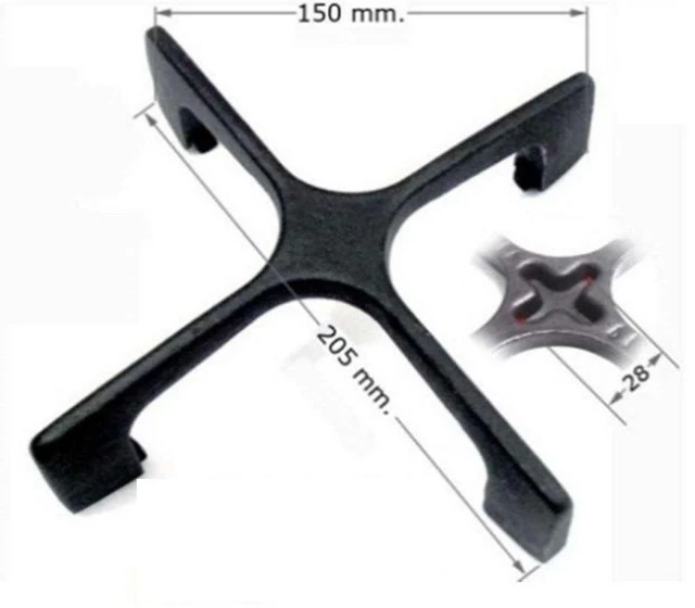 Griglia In Ghisa Whirlpool IGNIS - 23,8 Cm, Cucina Ultra Rapida | Per Piastre A Gas