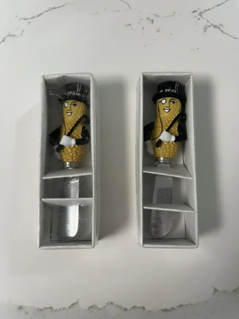 Planters Mr. Peanut Spreader Knife - New in box Set If 2