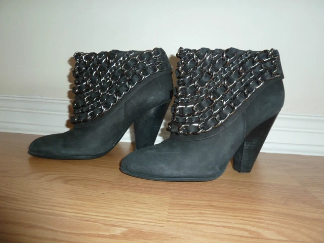 zara ankle boots with pearls