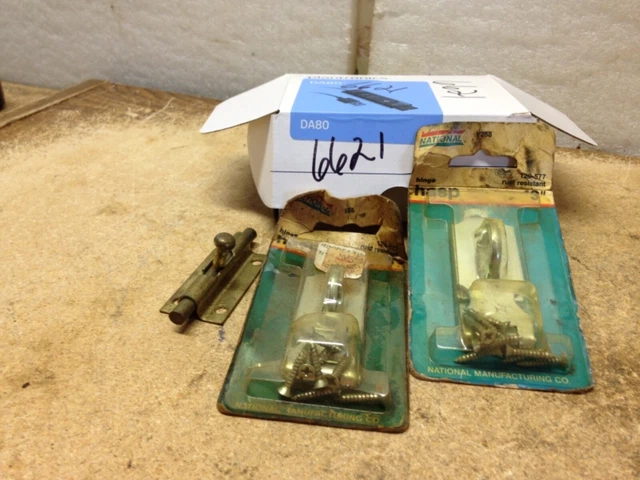National V288 Hinge Hasp 129-577 3”     1  LOT  of 3 ITEMS
