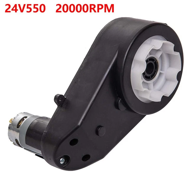 1x 24V550/40000RPM Getriebe mit Hohem Drehmoment 24V Dc Motor for Kids Ride Auf