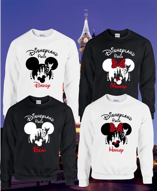 PERSONALISED DISNEYLAND PARIS Family Sweatshirt, Disney World 2024