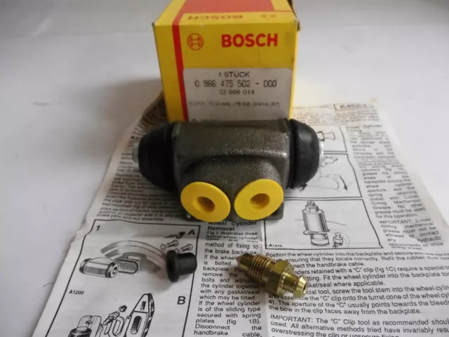 Bosch 0986475502 Radbremszylinder Cylindre de frein de roue Wheel brake cylinder