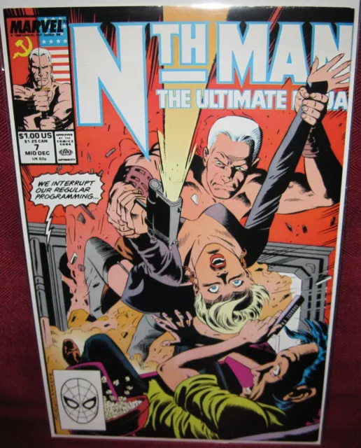 Nth Man The Ultimate Ninja #7 Marvel Comic 1989 Nm