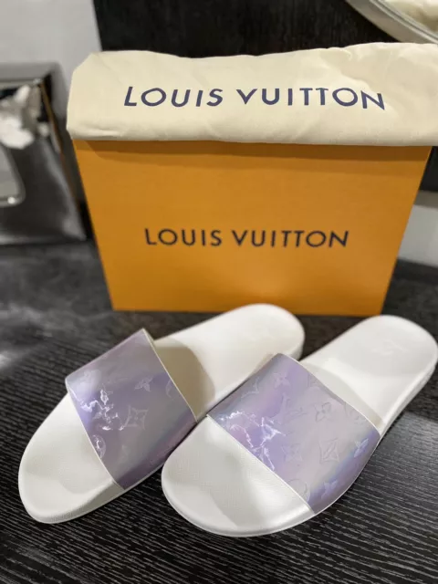 Louis Vuitton Sandals Waterfront Mules Multi Color Pool Slides LV 9 Coral 21