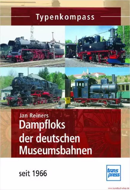 Fachbuch Dampfloks der deutschen Museumsbahnen seit 1966, viele Bilder, NEU