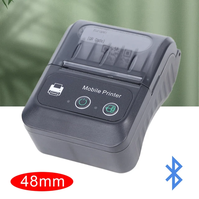 Munbyn Drucker Bisofice Bondrucker 58mm Desktop Thermodrucker Belegdrucker Mit 1 Rollen Papier, Kompatibel Mit Windows/Linux/Android/iOS,Unterstützung ESC/POS-Befehl Bon Drucker Bluetooth