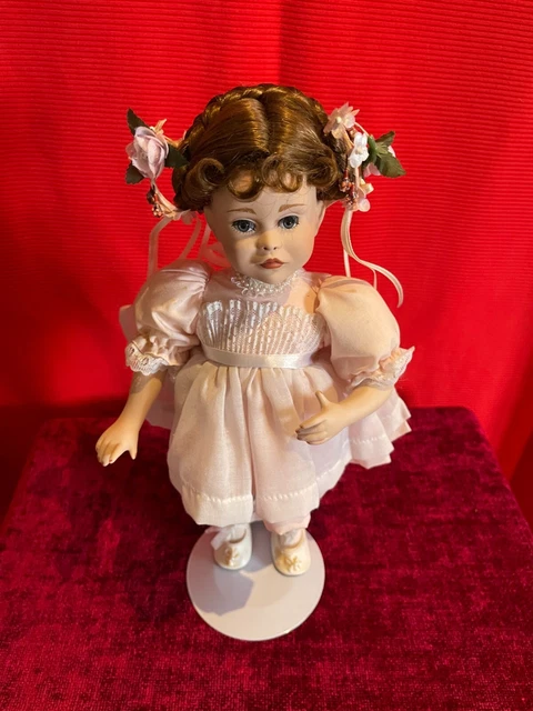 Treasury Collection Paradise Galleries Porcelain Doll Premier Edition w/stand