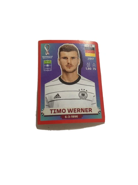 Sticker Timo PANINI ROAD TO fifa world cup qatar 2022 stickers Timo Werner Red ...