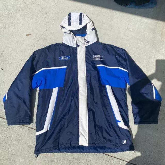 FORD RACING INSULATED Puffer Jacket Windbreaker Mens 4XL - As New ...