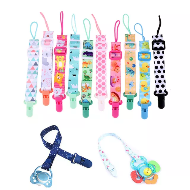 1Pc Adjust Baby Pacifier Clip Chain Dummy Holder Soother Pacifier Clips St-EL