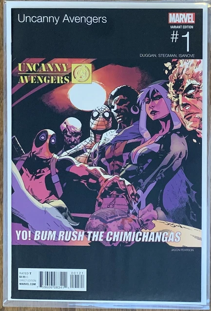 Uncanny Avengers #1 Hip Hop Variant Public Enemy 2015 Marvel Comics Vf/Nm