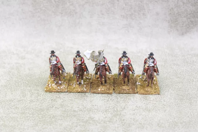 25mm 17th Century Poles RAJTAR Medium Cavalry x5 Well Painted Hinchliffe 16820