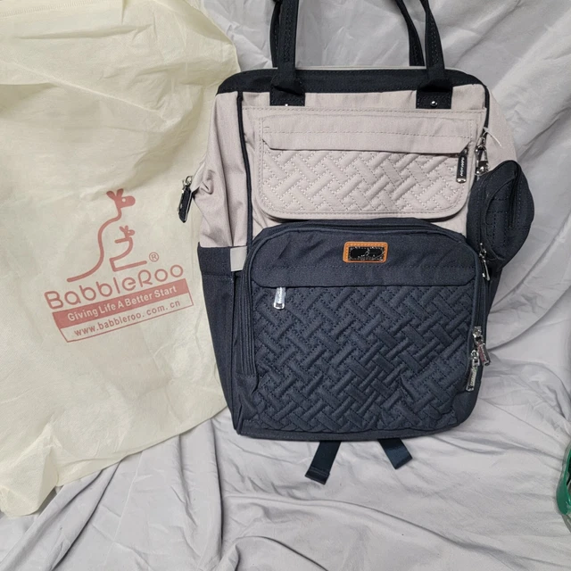 Diaper Bag Backpack, BabbleRoo Baby Nappy Changing Bags Multifunction Travel New