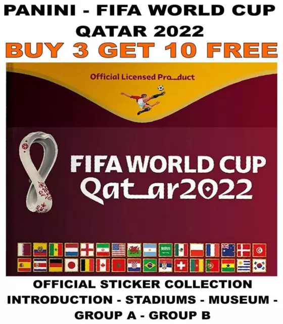 Panini Qatar 2022 Fifa World Cup Stickers Collection - Foils/ Group A & Group B