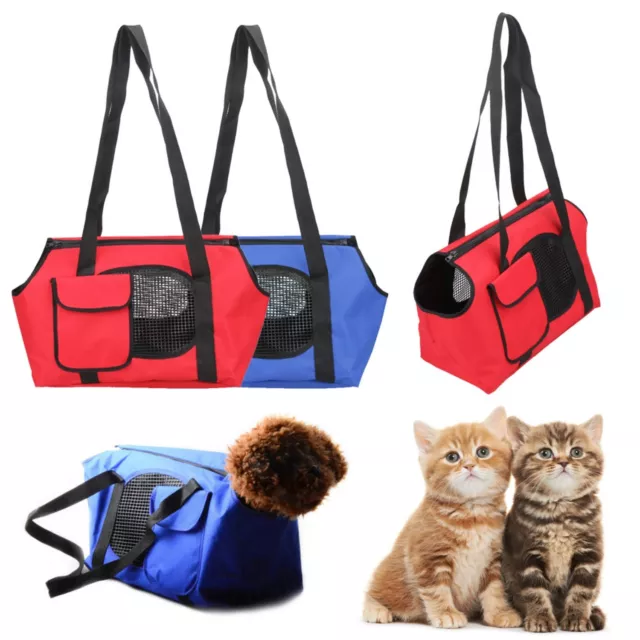 Pet Cat Dog Carrier's Breathable Soft Sided Waterproof Canvas Shoulder Bag