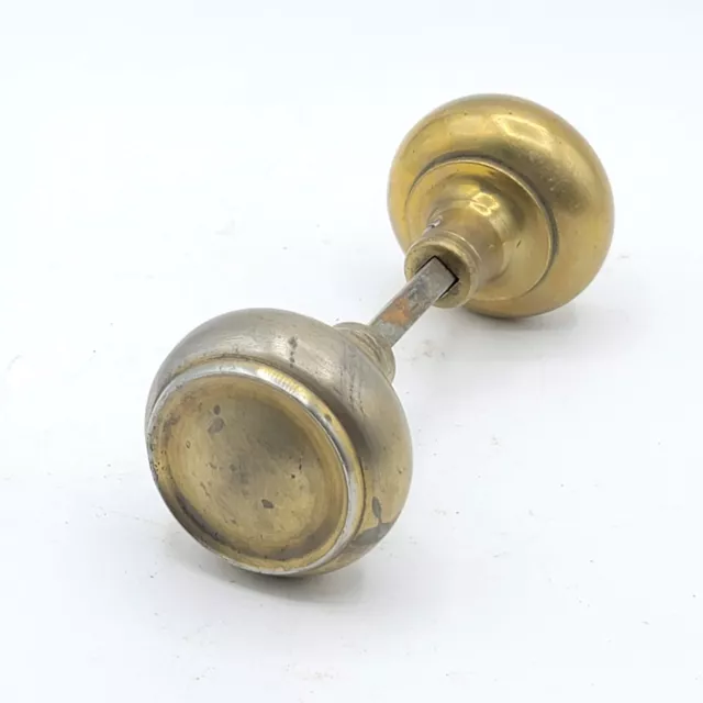Vintage Steel Door Knobs Handles Set with Spindle   knob 2.25"