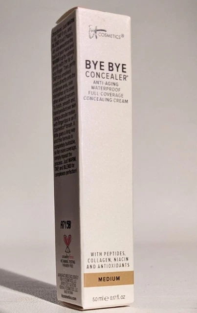 Corrector It Cosmetics Bye Bye Antienvejecimiento 0,17 Fl Oz Tono Medio