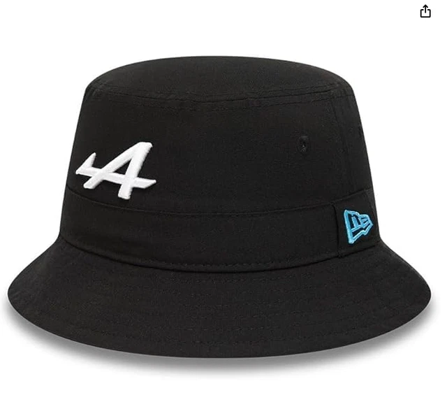 NEW ERA ALPINE F1 Official Team Bucket Hat Black White