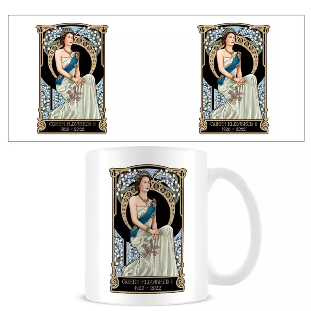 Art Nouveau Queen Elizabeth Ii 11Oz Mug Mug Neuf