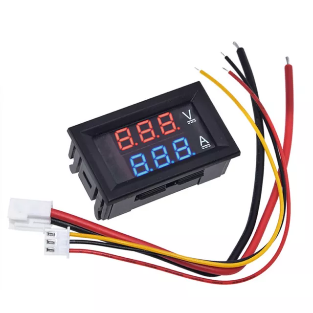 DC 10A Voltmeter Ammeter LED Meter Gauge Car Motocycle Voltage Current Me#7H