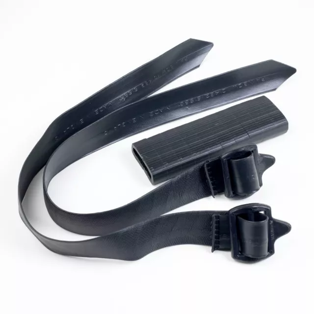 10 x Rubber Buckle Tree Tie 60cm x 25mm Support Flexible Plant Strapping