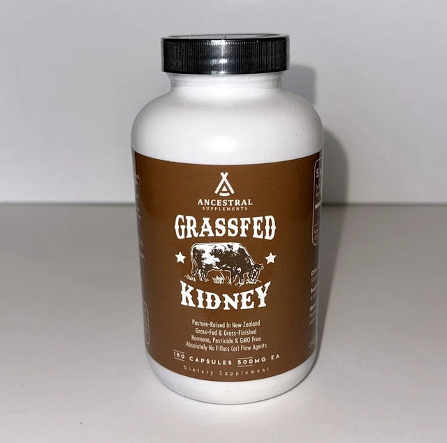 ANCESTRAL SUPPLEMENTS GRASS Fed Kidney Natural DAO Enzyme 3000mg 180