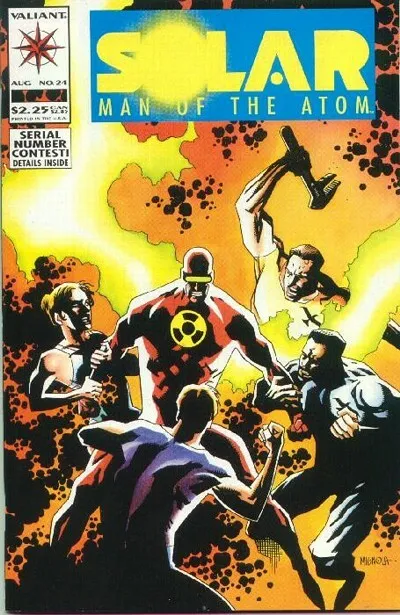 Solar Man of the Atom #24 August 1993 Valiant Comic Book (VF/NM)