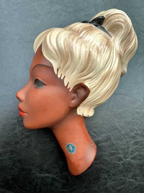Cortendorf Achenthal Wandmaske Nr 3681 Midcentury Vintage Rockabilly #1022