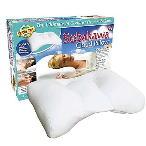 Sobakawa Traditional Buckwheat Standard Size Pillow Organic Cotton with Natur