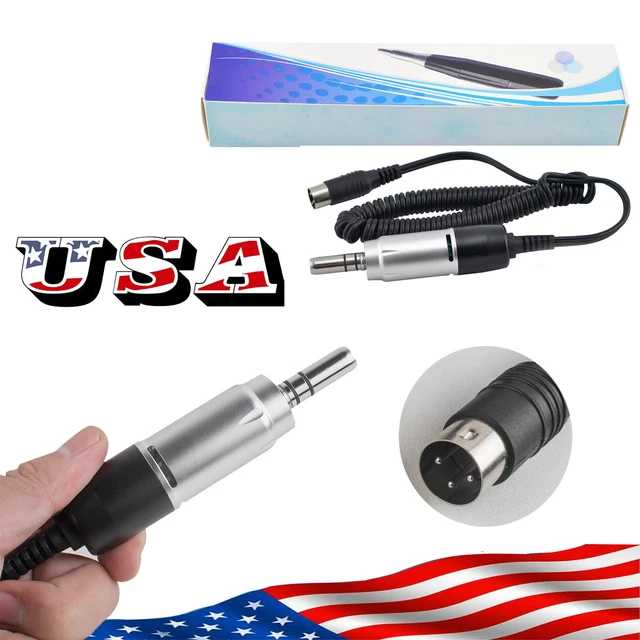 US Dental Lab Jewelry Polishing Micro Motor Handpiece F/Marathon 35K RPM (A-90)