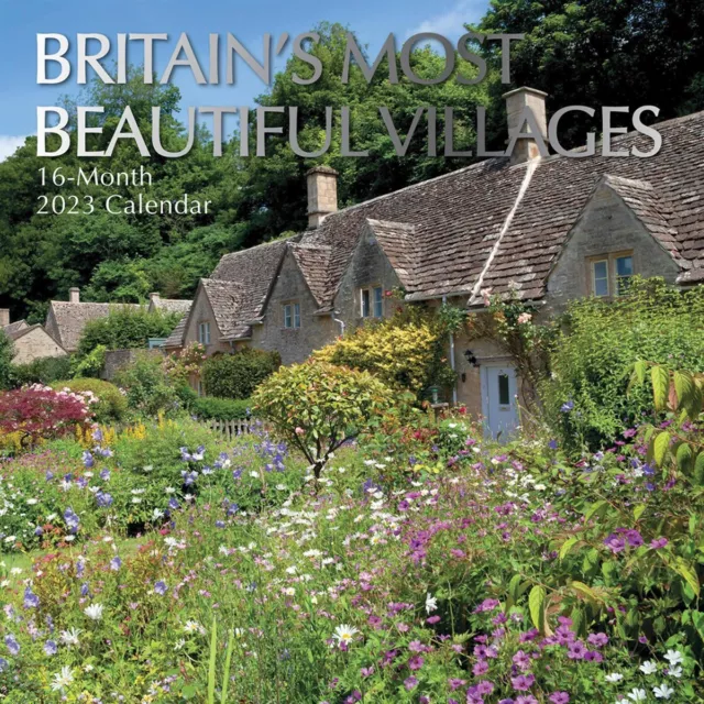 BRITAIN'S MOST BEAUTIFUL Villages Calendar 2023 Regional Month To