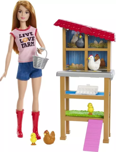 Chicken Farmer Playset with 3 Chickens - Inspires Dreaming and Caring - Ages 3-7 3