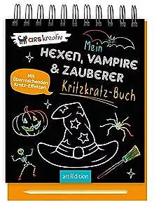 Mein Kritzkratz-Buch Hexen, Vampire & Zauberer: mit ü... | Livre | état très bon