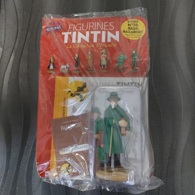 LOT DE 7 figurines Tintin avec livret+passeport sous blister EUR 105,00
