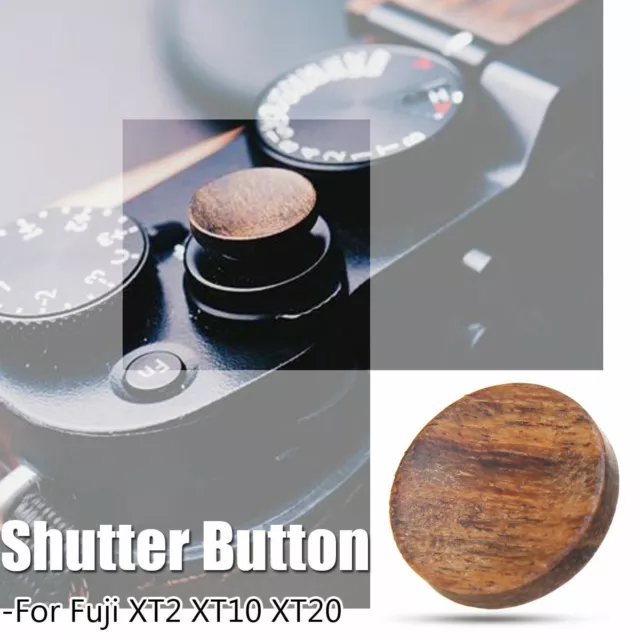 Wooden Camera Shutter Button Wood Shutter Release Button For Fuji XT2 XT10 XT20