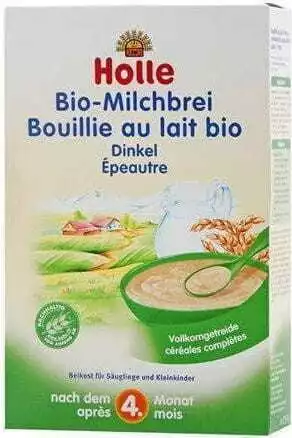 Puré de espelta leche integral 250g EKO Holle