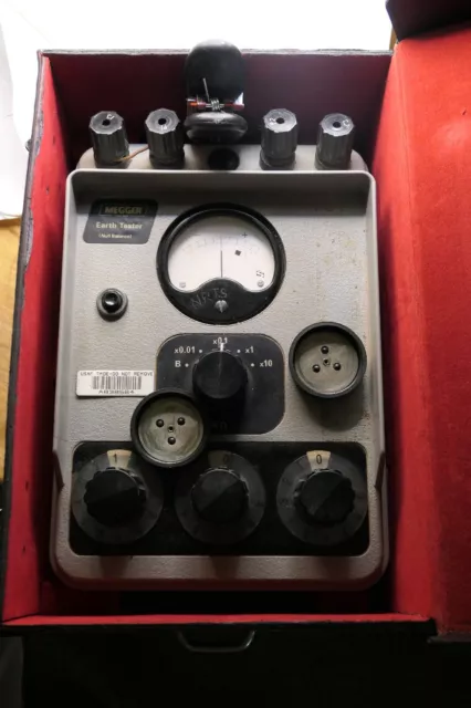 Vintage Biddle Megger 250220 Null Balance Earth Tester James G Biddle Co