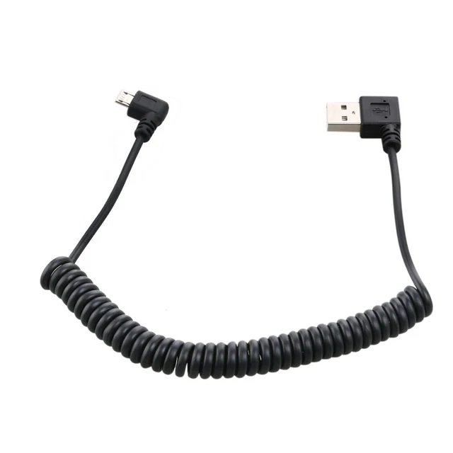 Plier Printemps Spiral Pratique 1.5m Fil De Charge Micro USB Câble